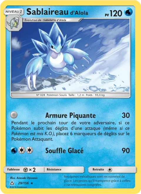 Alolan Sandslash [Spike Armor | Frost Breath]