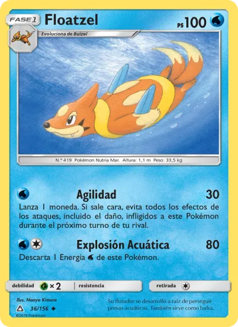 Floatzel [Agility | Aqua Blast]