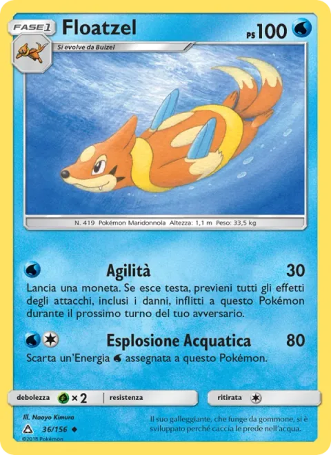 Floatzel [Agility | Aqua Blast]
