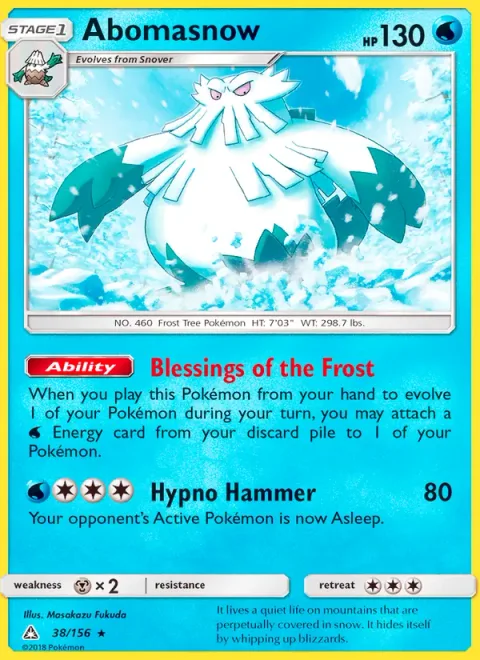 Abomasnow [Blessings of the Frost | Hypno Hammer]