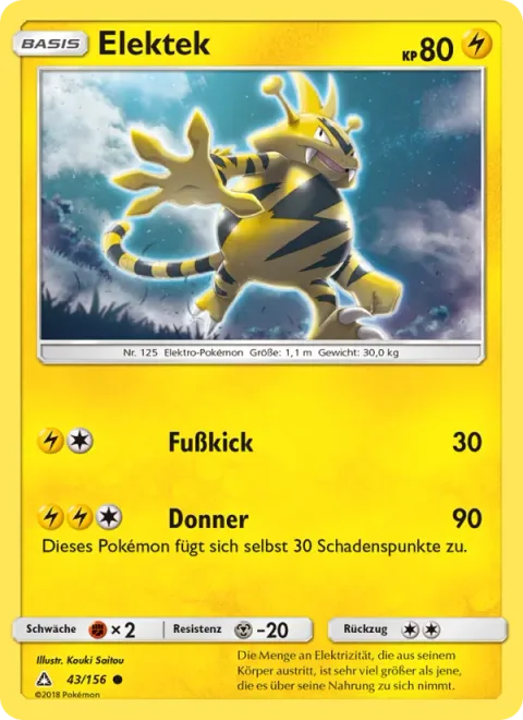Electabuzz [Low Kick | Thunder]