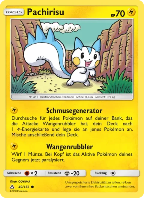 Pachirisu [Snuggly Generator | Nuzzle]