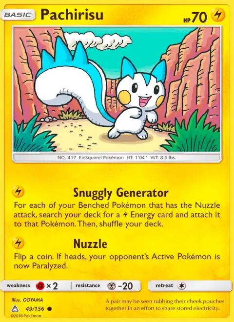 Pachirisu [Snuggly Generator | Nuzzle]