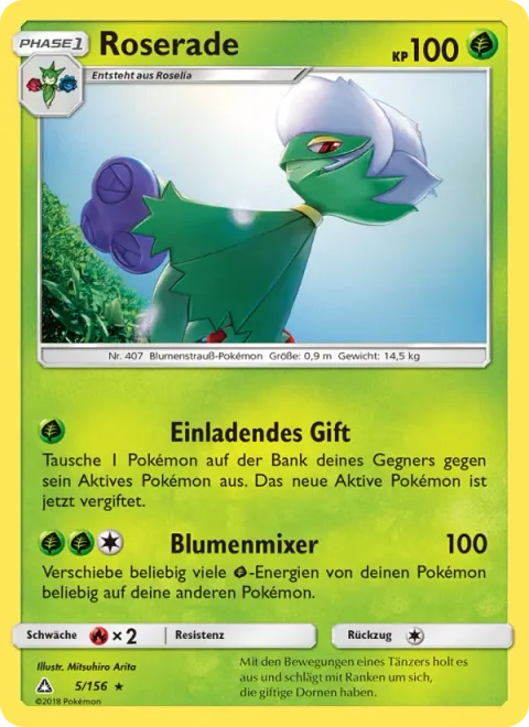 Roserade [Inviting Poison | Flower Tornado]
