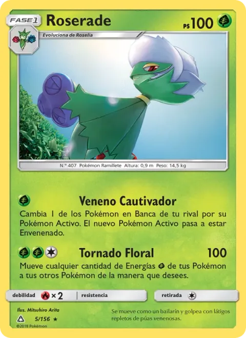 Roserade [Inviting Poison | Flower Tornado]