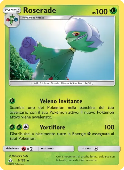 Roserade [Inviting Poison | Flower Tornado]