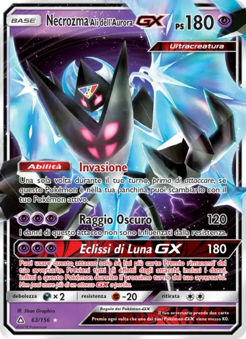 Dawn Wings Necrozma GX [Invasion | Dark Flash | Moon's Eclipse GX]