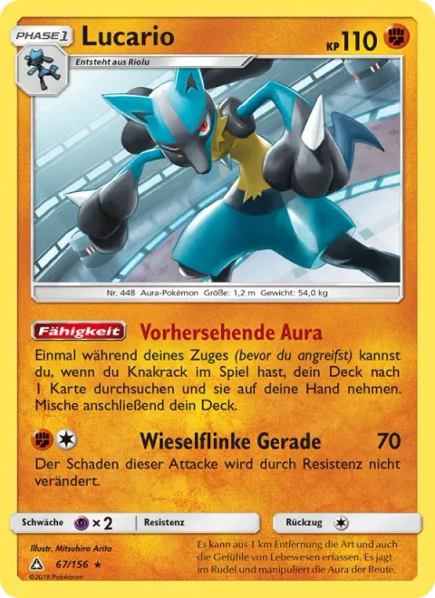 Lucario [Precognitive Aura | Missile Jab]