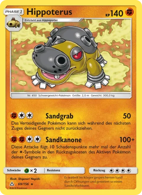 Hippowdon [Sand Tomb | Dust Cannon]