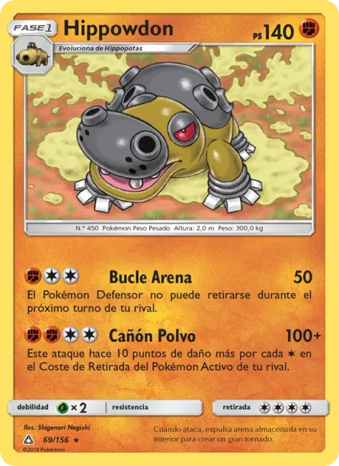 Hippowdon [Sand Tomb | Dust Cannon]