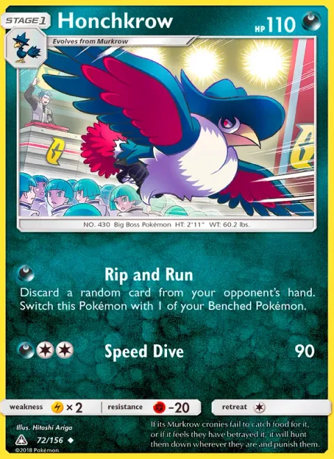 Honchkrow [Rip and Run | Speed Dive]