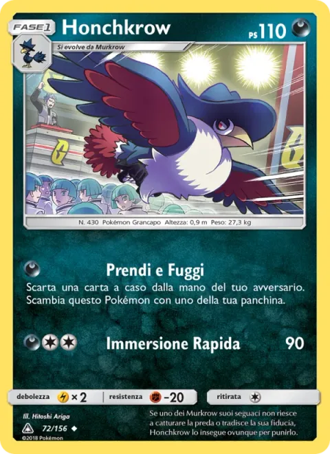 Honchkrow [Rip and Run | Speed Dive]