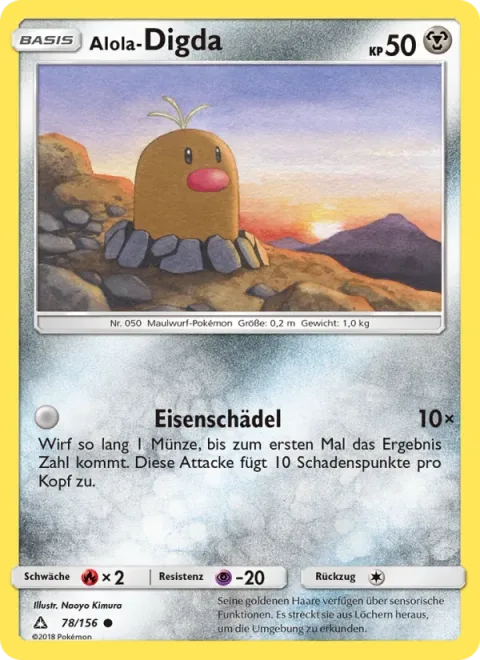 Alolan Diglett [Iron Head]