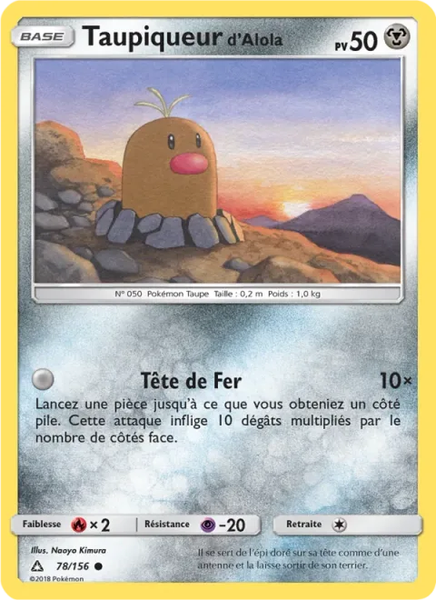 Alolan Diglett [Iron Head]