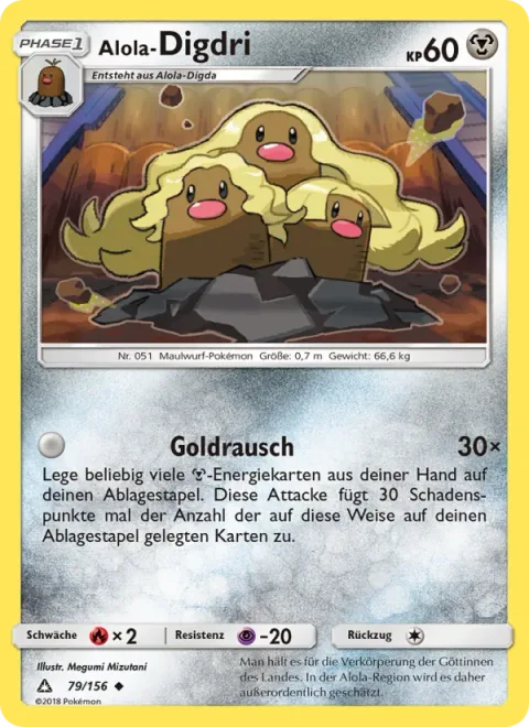 Alolan Dugtrio [Gold Rush]