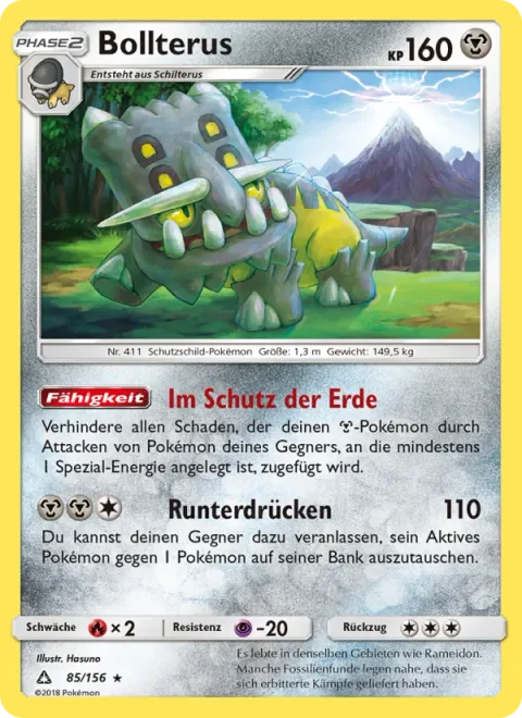 Bastiodon [Earthen Shield | Push Down]
