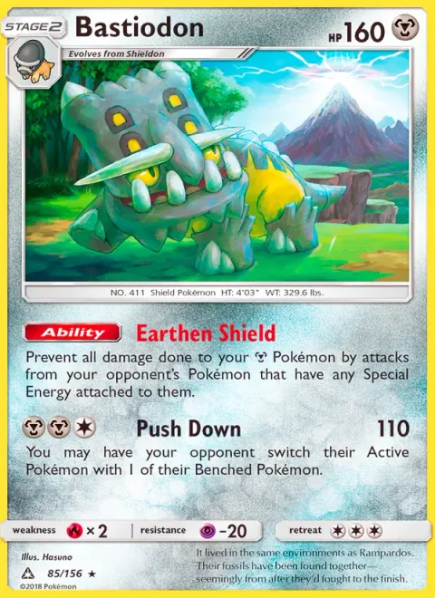 Bastiodon [Earthen Shield | Push Down]