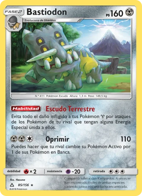 Bastiodon [Earthen Shield | Push Down]