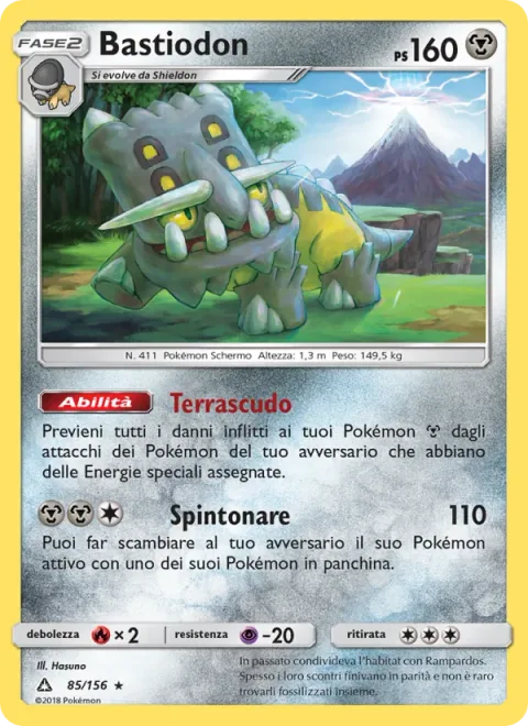 Bastiodon [Earthen Shield | Push Down]