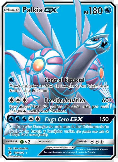 Palkia GX [Spatial Control | Hydro Pressure | Zero Vanish GX]