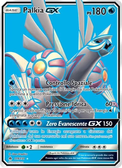 Palkia GX [Spatial Control | Hydro Pressure | Zero Vanish GX]