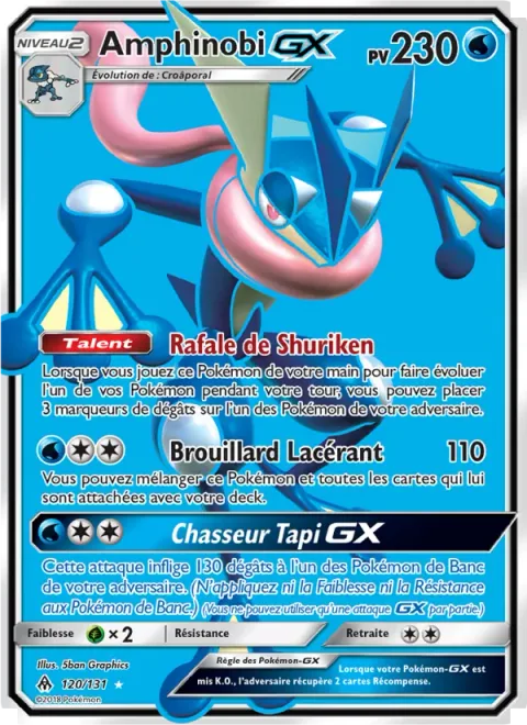 Greninja GX [Shuriken Flurry | Haze Slash | Shadowy Hunter GX]