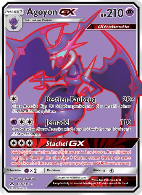 Naganadel GX [Beast Raid | Jet Needle | Stinger GX]