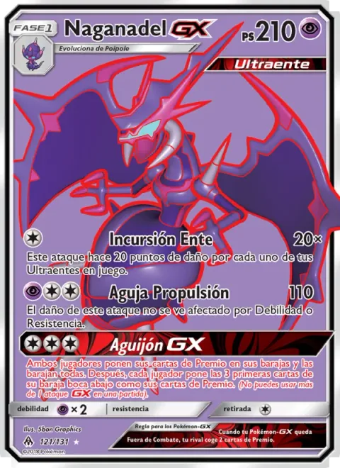 Naganadel GX [Beast Raid | Jet Needle | Stinger GX]