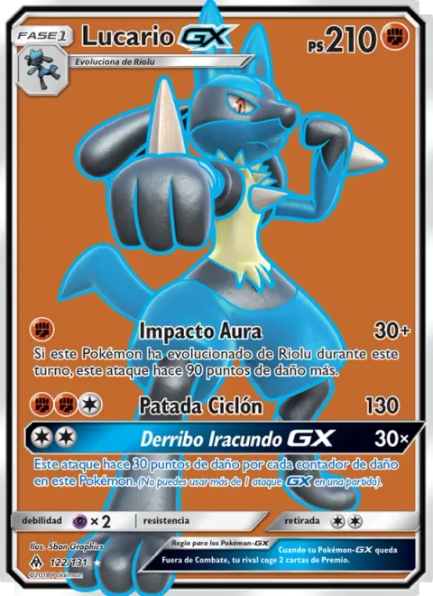 Lucario GX [Aura Strike | Cyclone Kick | Cantankerous Beatdown GX]