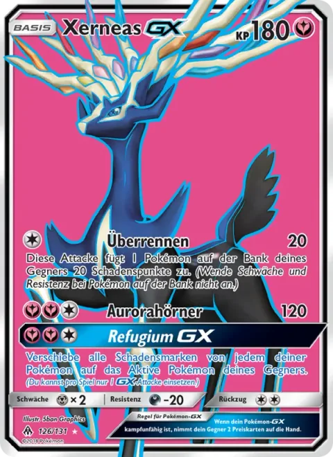 Xerneas GX [Overrun | Aurora Horns | Sanctuary GX]