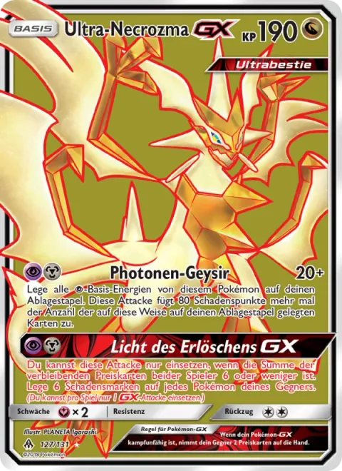 Ultra Necrozma GX [Photon Geyser | Sky-Scorching Light GX]