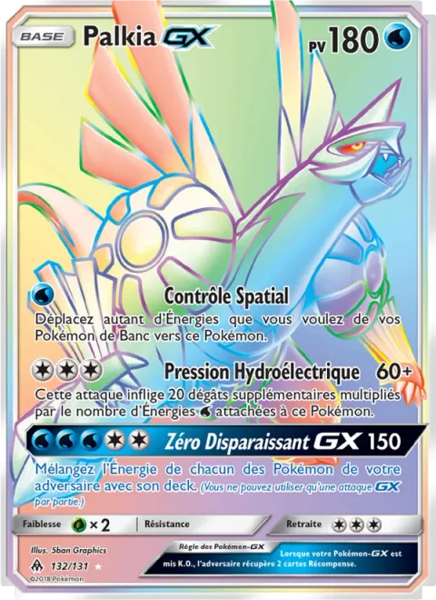 Palkia GX [Spatial Control | Hydro Pressure | Zero Vanish GX]