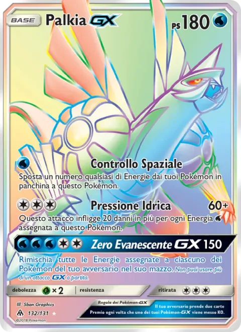 Palkia GX [Spatial Control | Hydro Pressure | Zero Vanish GX]