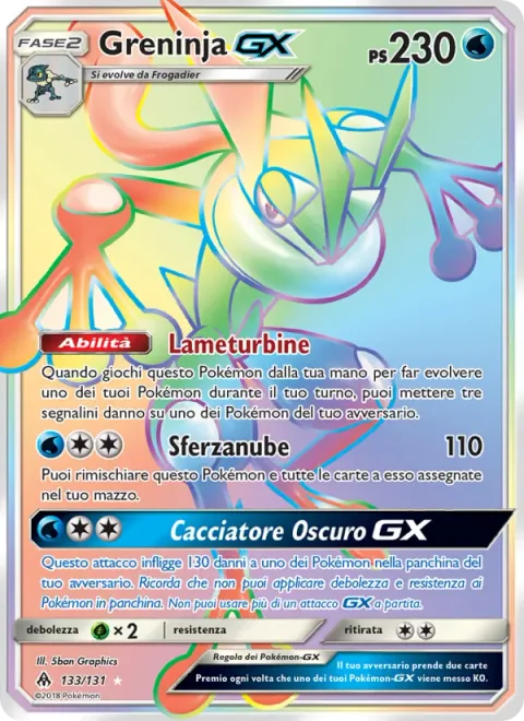 Greninja GX [Shuriken Flurry | Haze Slash | Shadowy Hunter GX]
