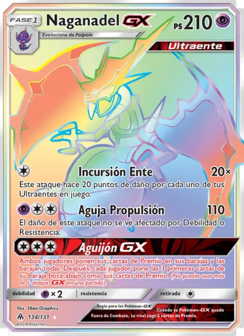 Naganadel GX [Beast Raid | Jet Needle | Stinger GX]