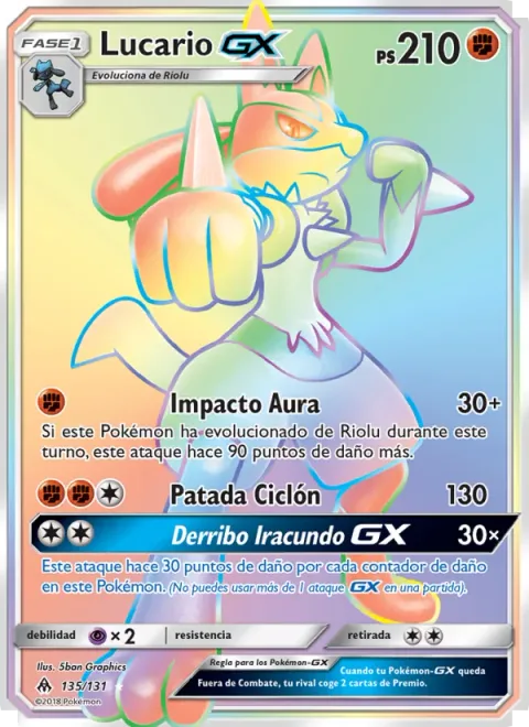 Lucario GX [Aura Strike | Cyclone Kick | Cantankerous Beatdown GX]