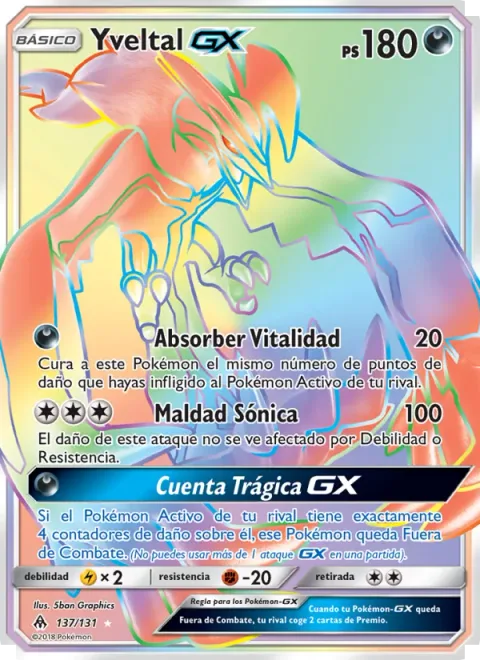 Yveltal GX [Absorb Vitality | Sonic Evil | Doom Count GX]