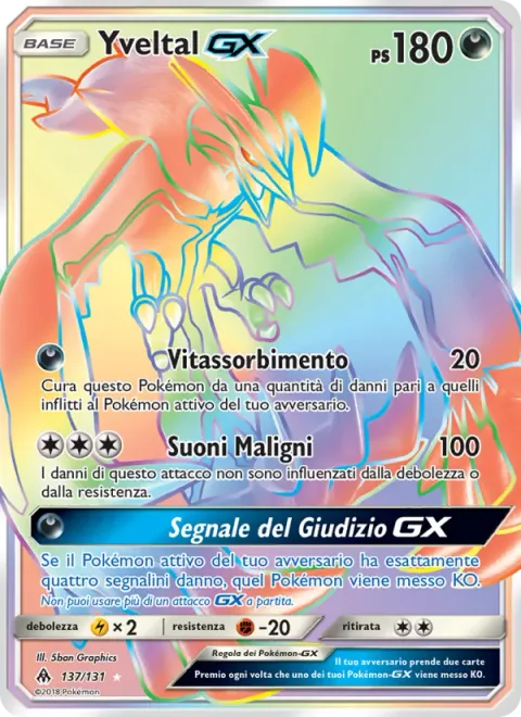 Yveltal GX [Absorb Vitality | Sonic Evil | Doom Count GX]