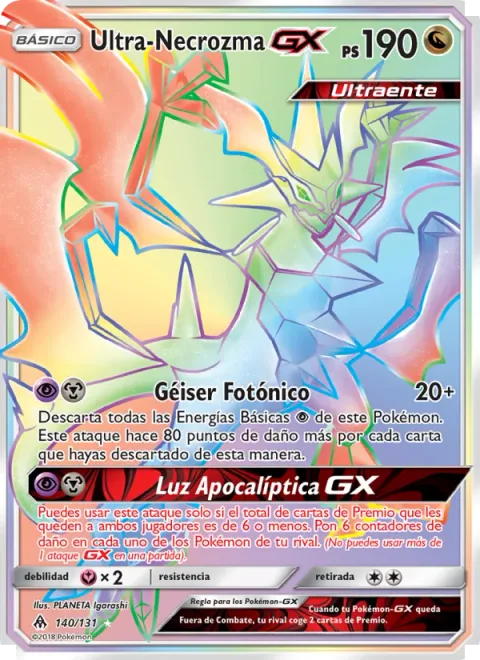 Ultra Necrozma GX [Photon Geyser | Sky-Scorching Light GX]