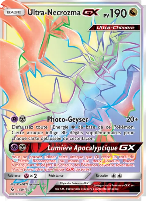 Ultra Necrozma GX [Photon Geyser | Sky-Scorching Light GX]