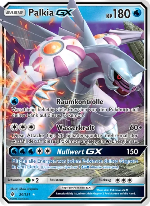 Palkia GX [Spatial Control | Hydro Pressure | Zero Vanish GX]