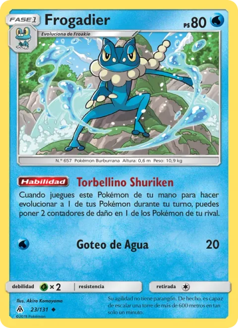 Frogadier [Gale Shuriken | Water Drip]