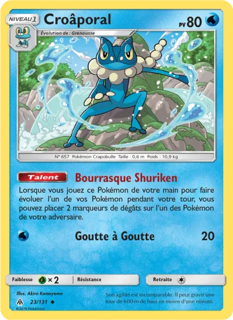 Frogadier [Gale Shuriken | Water Drip]