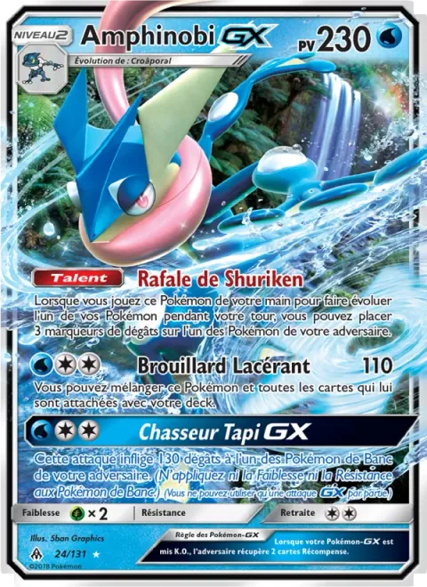 Greninja GX [Shuriken Flurry | Haze Slash | Shadowy Hunter GX]