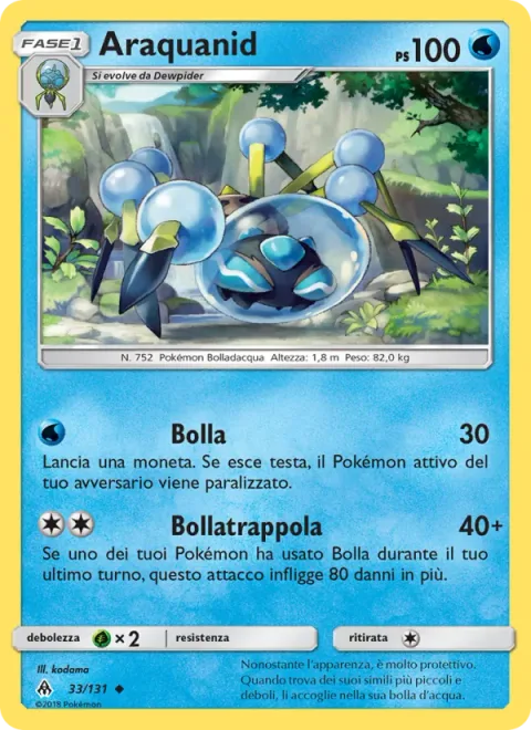 Araquanid [Bubble | Bubble Trap]