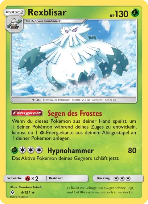 Abomasnow [Blessings of the Frost | Hypno Hammer]