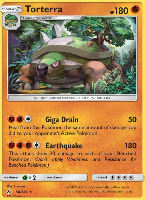 Torterra [Giga Drain | Earthquake]