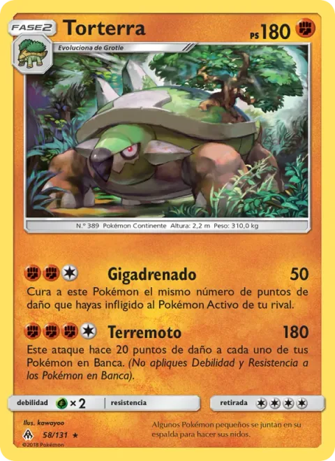 Torterra [Giga Drain | Earthquake]