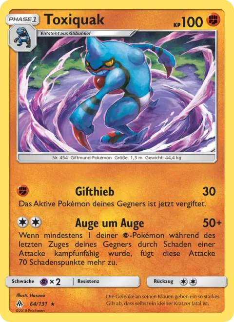Toxicroak [Poison Jab | Exact Revenge]