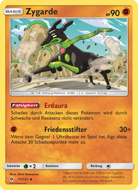 Zygarde GX [Cell Connector | Land's Wrath | Verdict GX]